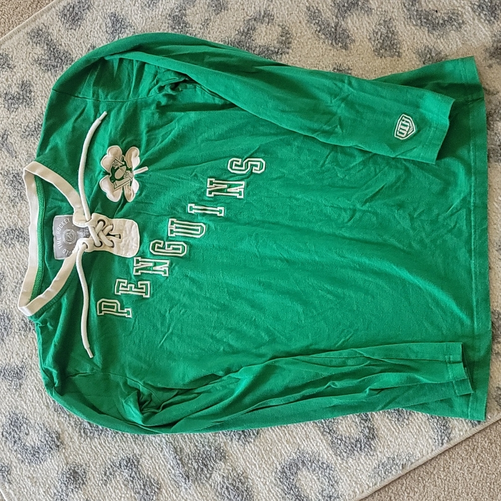 Penguins Shamrock long sleeve